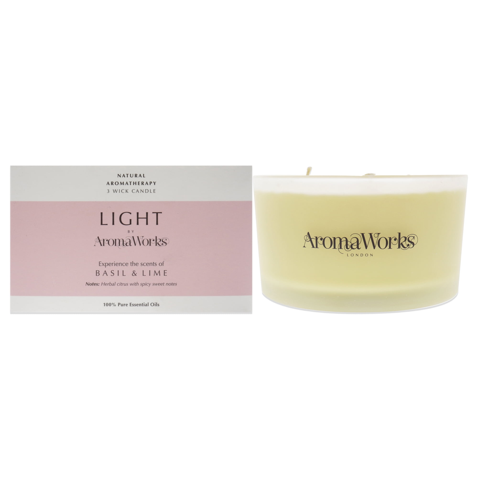 AromaWorks Light Range Amyris & Orange 3 Wick Candle