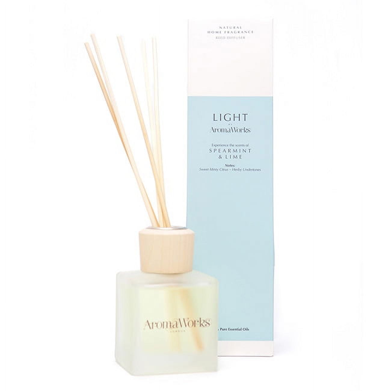 AromaWorks Light Range - Spearmint & Lime Reed Diffuser 100ml AromaWorks Light Range - Spearmint & Lime Reed Diffuser 100ml