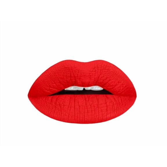 Aromi Bright Red Liquid Lipstick | Vibrant Red Lip Color with Matte Finish (Preppy Red)