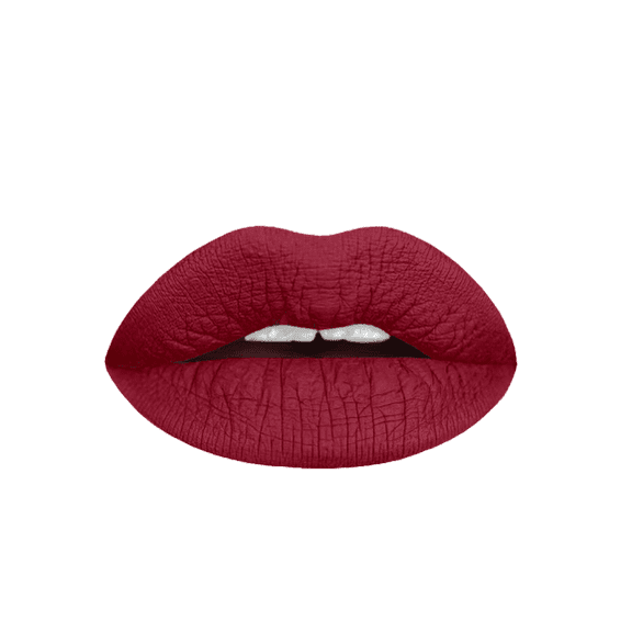 Aromi Matte Liquid Lipstick | Long-Lasting, Maroon Burgundy Lip Color for Women, Dark Red, Blue Undertones (Red Dahlia)