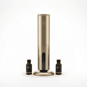 Aromify Wireless Starter Kit, Wireless, Bluetooth & Manual Control, 1,200 Sq Ft   2 Bottles of Oil Included, Gold