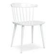 thumbnail image 1 of Aron Living Brook 17" Mid-Century Plastic Dining Chair in White, 1 of 7