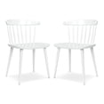 thumbnail image 1 of Aron Living Brook 17" Mid-Century Plastic Dining Chairs in White (Set of 2), 1 of 5