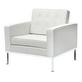 thumbnail image 1 of Rolina Lounge Chair Leather White, 1 of 5