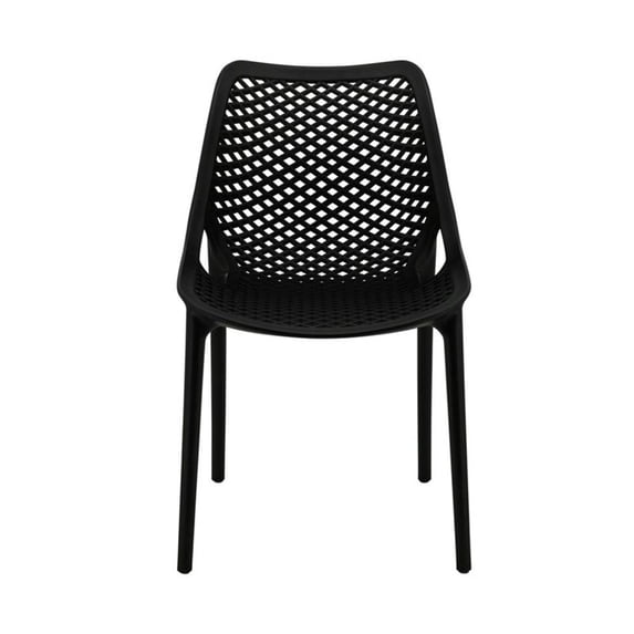 Aron Living Nami Dining Chair in Black (Set of 2)
