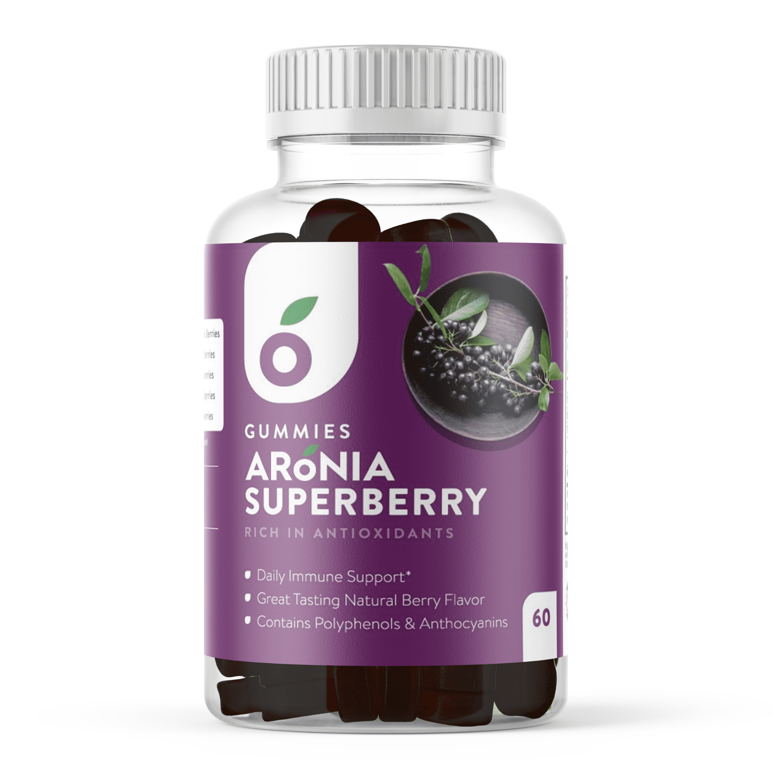 Aronia SuperBerry Gummies, Daily Immune Support, Rich in Antioxidants ...