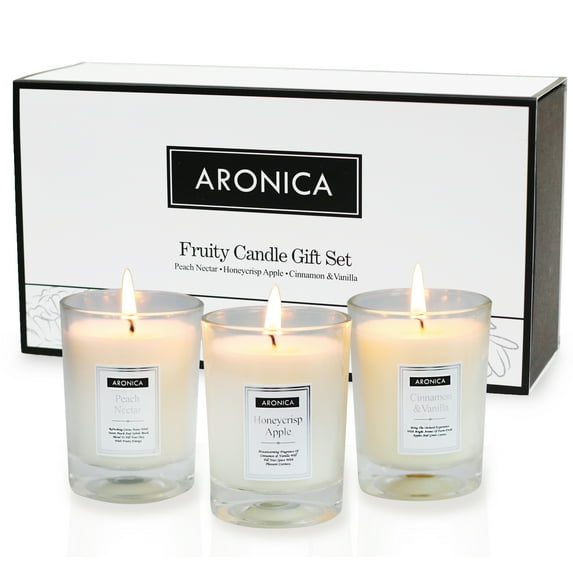 Aronica Candle set 3pcs - Fruity