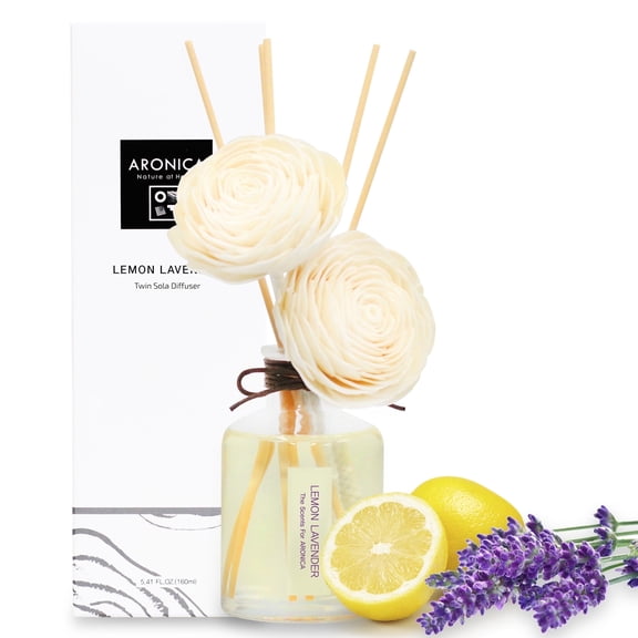 Aronica Lemon Lavender Twin Sola Diffuser, 160ml