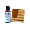 thumbnail image 1 of Arotags New Mexico Patriot Wooden Car Air Freshener - Long Lasting Cool Breeze Scent Diffuses for 365+ Days - Includes Hanging Mirror Diffuser and Fragrance Oil - 100% American Made, 1 of 5