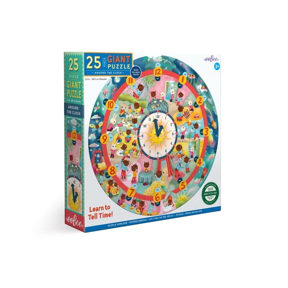 Around The Clock Jigsaw Puzzle, Engaging Way to Teach Time Telling, Provides an Innovative, Educational Experience