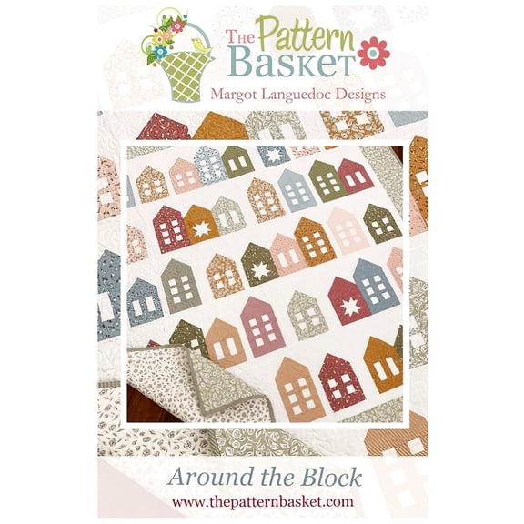Around the Block Quilt Book by Pattern by The Pattern Basket