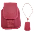 thumbnail image 1 of Around the Neck Hanging Lanyard Magnetic Top Pink Case fits Alcatel Retro., 1 of 4