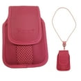 thumbnail image 1 of Around the Neck Hanging Lanyard Magnetic Top Pink Case fits SnapFon eztwo 3g Senior Phone., 1 of 4