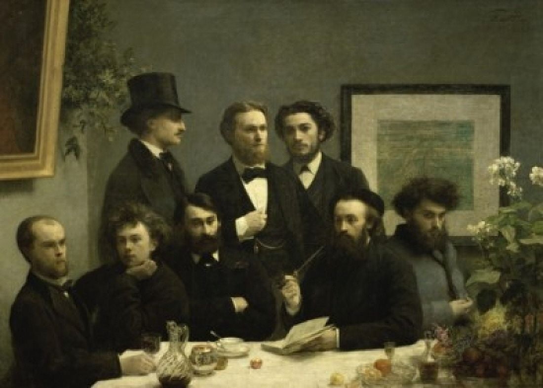 Around the Table (Coin de Table) 1872 Henri Fantin-Latour (1836-1904French) Musee dOrsay Paris Canvas Art - Henri Fantin-Latour (24 x 36)