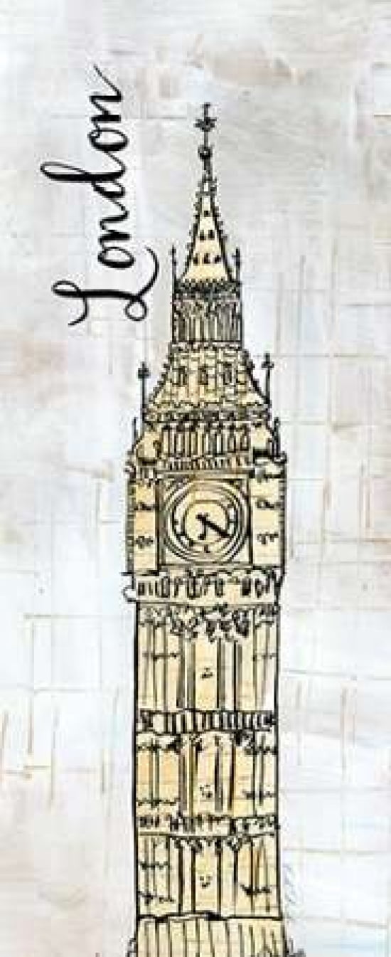 Around the World Panel III Canvas Art - Caitlin Dundon (10 x 20)