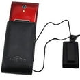 thumbnail image 1 of Around the neck Open top Rugged leather case fits Alcatel Go Flip 3, 1 of 5
