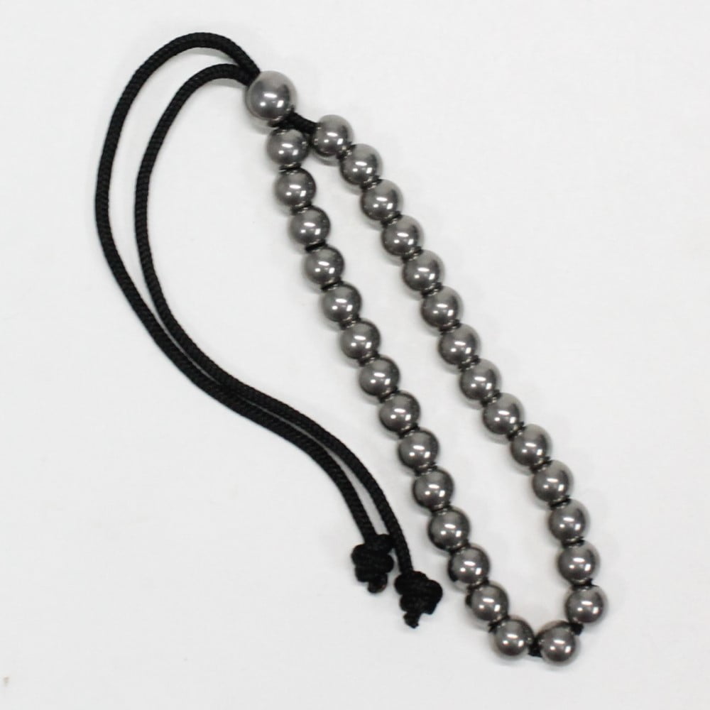 AroundSquare MKUltras 8mm Edition - Mala/Komboloi Beads - Manipulation Beads (Titanium Natty)