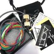 Aroundsquare Titan Heavy Metal Mini Begleri - Full Range- Brass Knurled