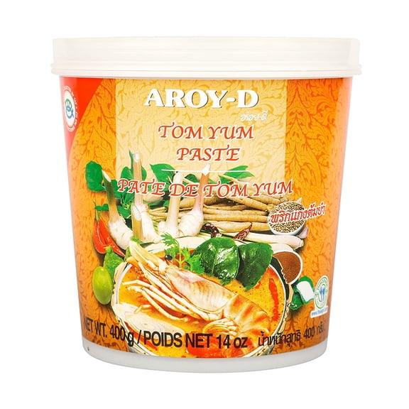 Aroyd Aroy-D Curry Paste 14oz (Tom Yum) Plus NineChef Brand Coffee Tea Spoon