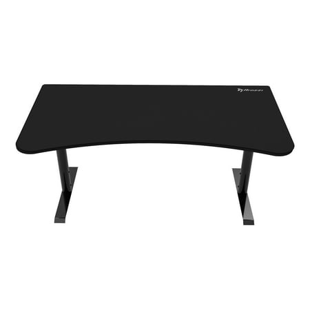 Arozzi - Arena Ultrawide Curved Gaming Desk - Pure Black