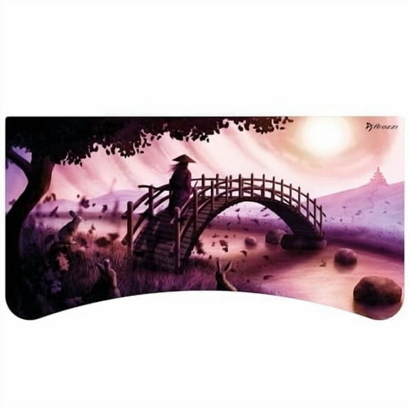 Arozzi Arena Gaming Desk Mat, Full Surface Custom Desk Pad, Interchangeable, Water Resistant & Washable Computer Desk Mouse Pad with Stitched Edges (D015)