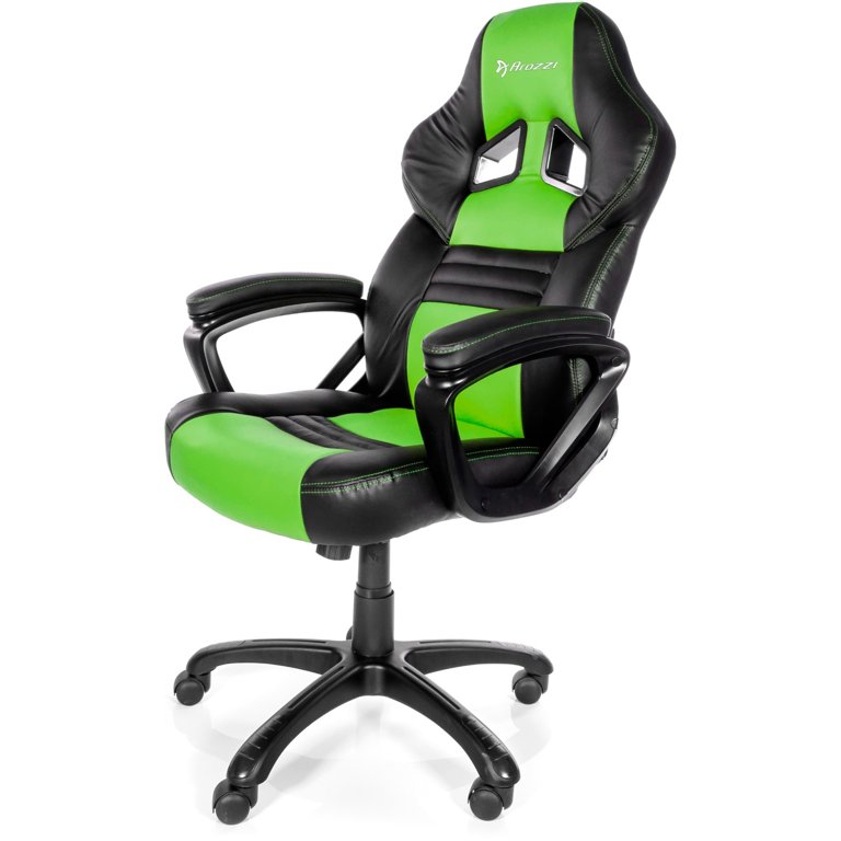 Arozzi Monza Racing Style Gaming Chair, Green - Walmart.com