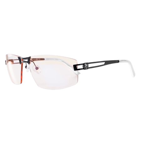 Visione VX- 600 Computer Gaming Glasses, Anti-Glare, Blue Light & UV Protection, White - PC/Mac/Linux