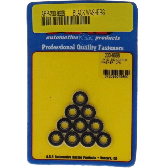 Arp 1/4 ID .550 OD Washers 10pk - Black