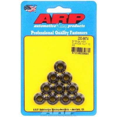 ARP Hex Nut Kit w/Flange 5/16-24 (10pk) ARP Hex Nut Kit w/Flange 5/16-24 (10pk)