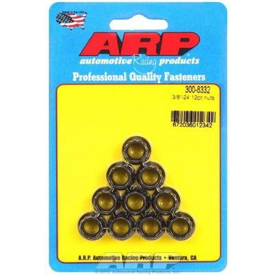 Arp 300-8332, 3/8-24 12Pt. Nuts (10) Aftermarket High Performance Parts