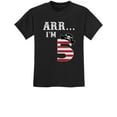 thumbnail image 1 of Arr I'm 5 Pirate Birthday Party Five Years Old Gift Youth Kids T-Shirt Large Black, 1 of 5