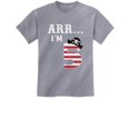 thumbnail image 1 of Arr I'm 5 Pirate Birthday Party Five Years Old Gift Youth Kids T-Shirt X-Small Gray, 1 of 5