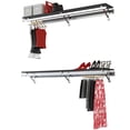 thumbnail image 1 of Arrange A Space Double Shelf Double Hang Closet System 52” Espresso, 1 of 4