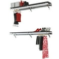 thumbnail image 1 of Arrange A Space Double Shelf Double Hang Closet System 80” Espresso, 1 of 4