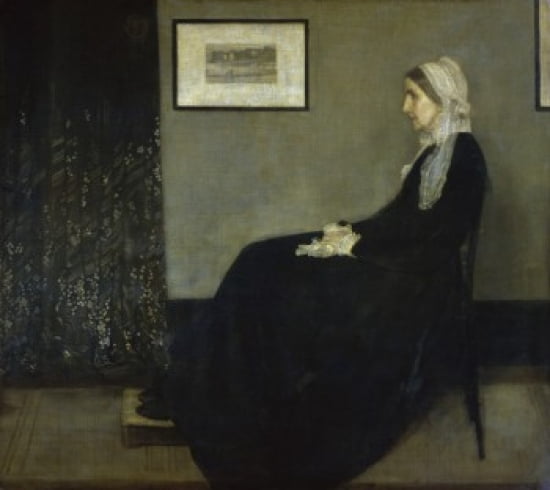 Arrangement Of Gray & Black No1 Portrait of the Artists Mother 1871 James Abbott McNeil Whistler (1834-1903American) Oil on canvas Musee dOrsay Paris Canvas Art - (18 x 24)