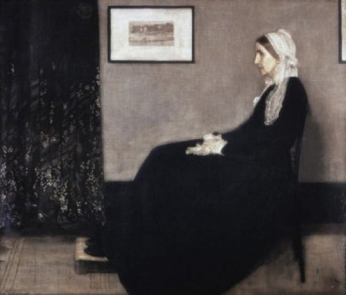 Arrangement in Gray and Black No1 Portrait of the Artists Mother 1871 James Abbott McNeill Whistler (1834-1903 American) Oil on canvas Musee dOrsay Paris France Canvas Art - (24 x 36)