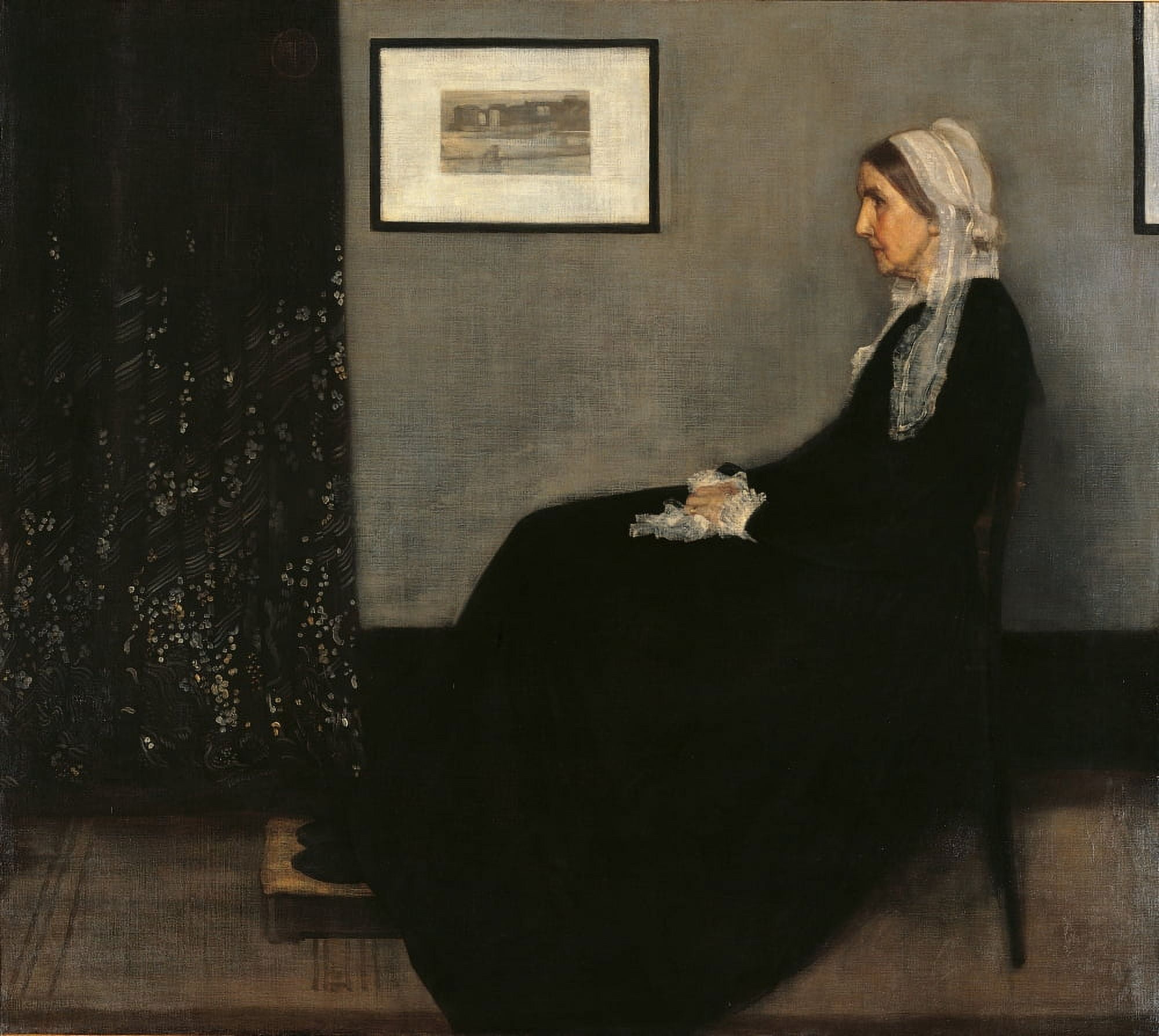 Arrangement In Gray And Black No 1 (Portrait Of The Painters Mother) Canvas Art -  (36 x 24)