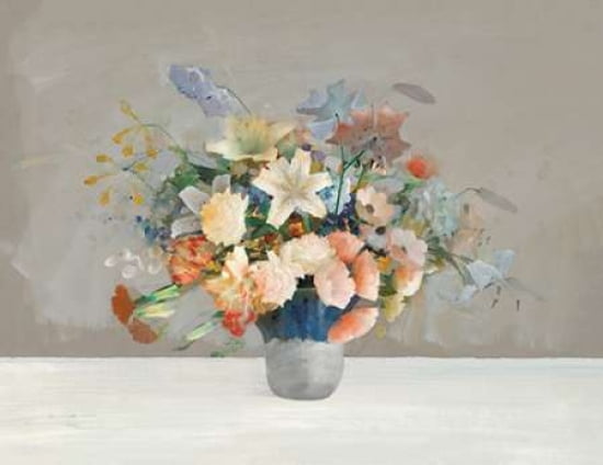 Arrangement in Blue Canvas Art - Law Wai Hin (22 x 28)
