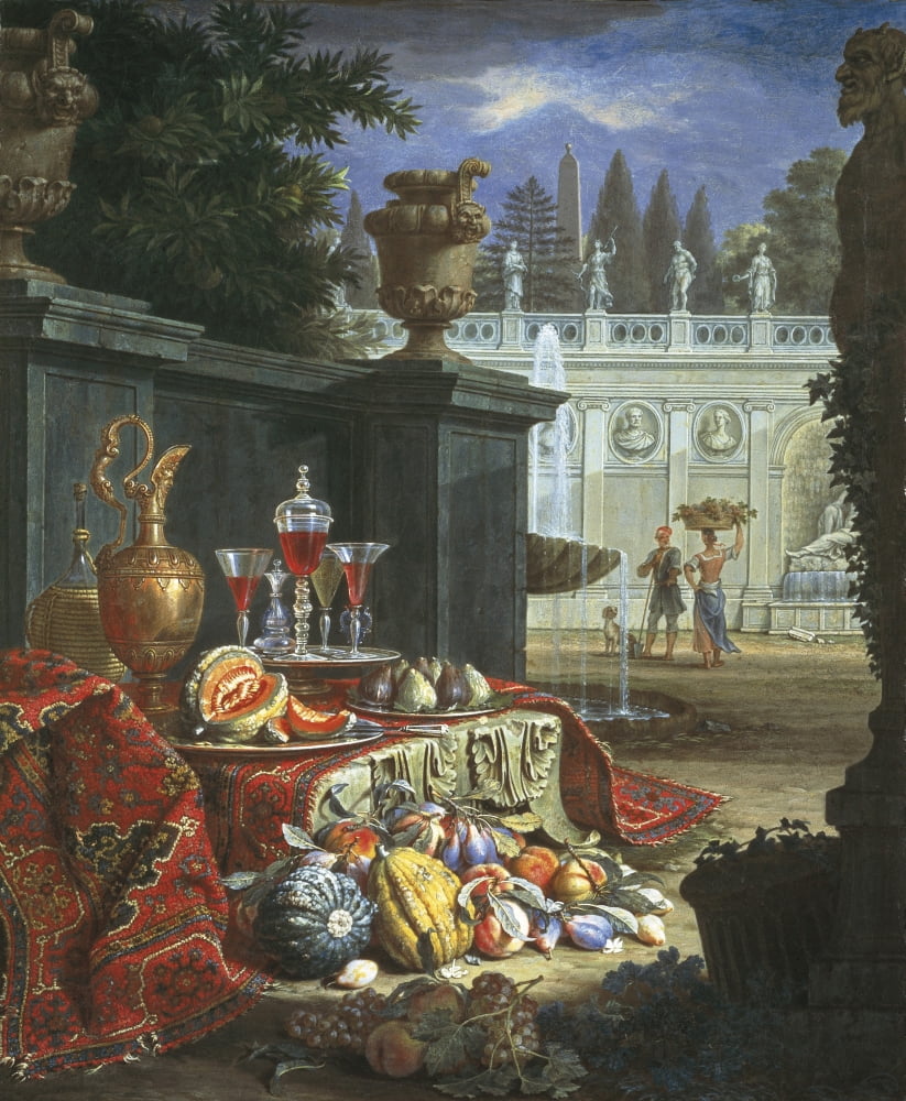 Arrangements For The Dinner Party Canvas Art - (24 x 36)