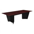 thumbnail image 1 of Array 96" Conference Table with Power Data Grommet- Mahogany/ Black, 1 of 20