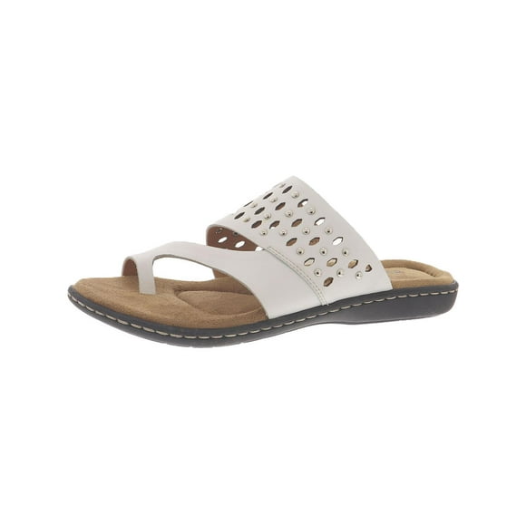 Array Womens Catalina Leather Studded Slide Sandals