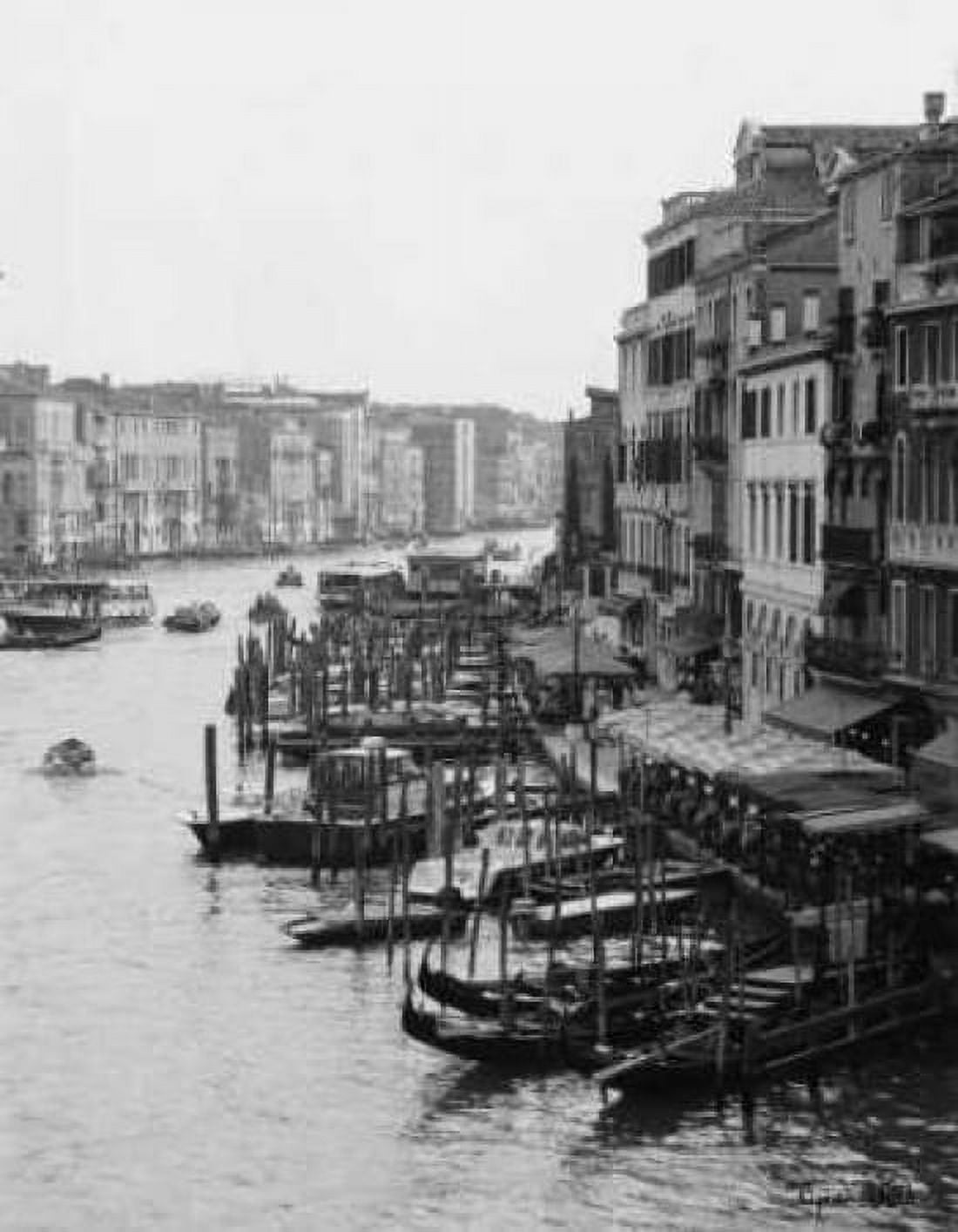 Array of Boats Venice Canvas Art - Cyndi Schick (22 x 28)