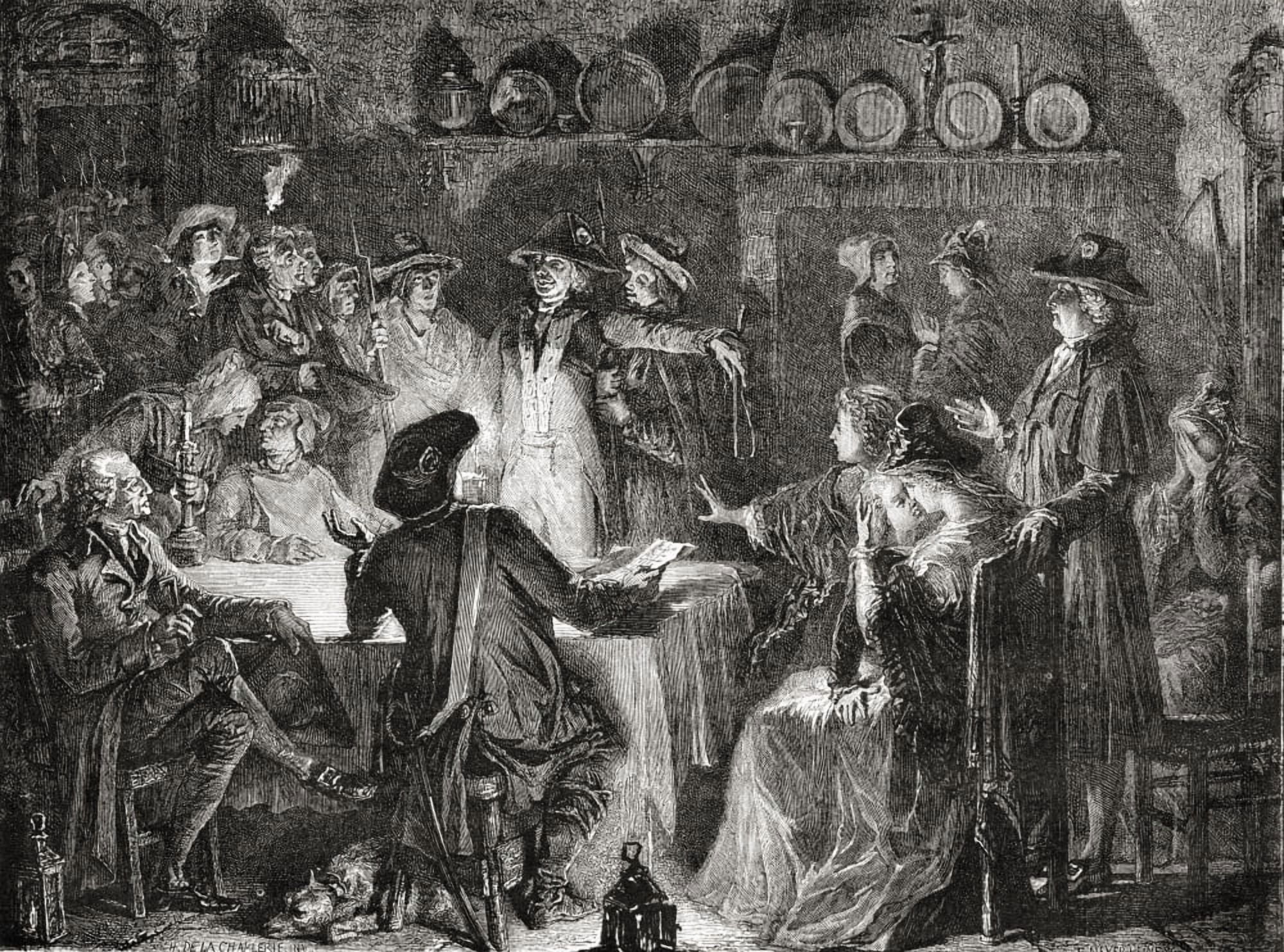 Arrest Of The Royal Family 1792 Engraved By T Meyer Heine After De La Charlerie From Histoire De La Revolution Francaise By Louis Blanc Canvas Art - Ken Welsh  Design Pics (17 x 13)