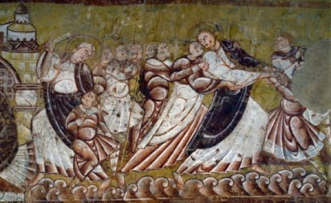 Arrest of Christ and the Kiss of Judas by artist unknown France Colmar St Martin Canvas Art - (18 x 24)