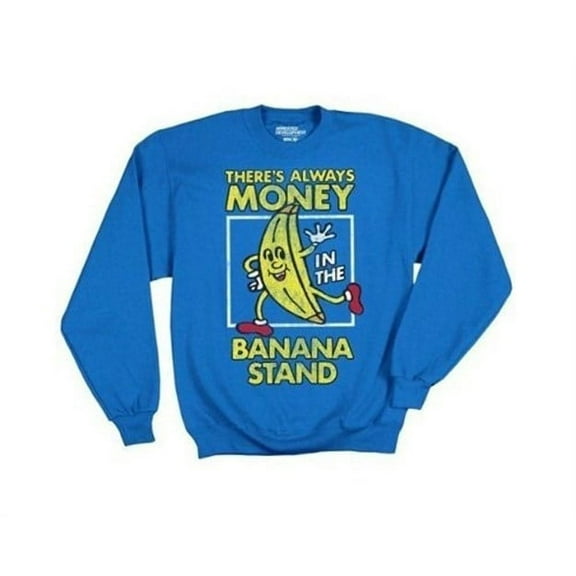 Arrested Development Bluth's Frozen Bananas Men's Blue Crewneck Sweatshirt, XX-Large