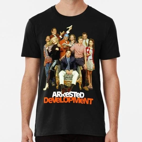 Arrested Development Full Throwback Cast Tribute S to 5XL Made in USA T-Shirt
