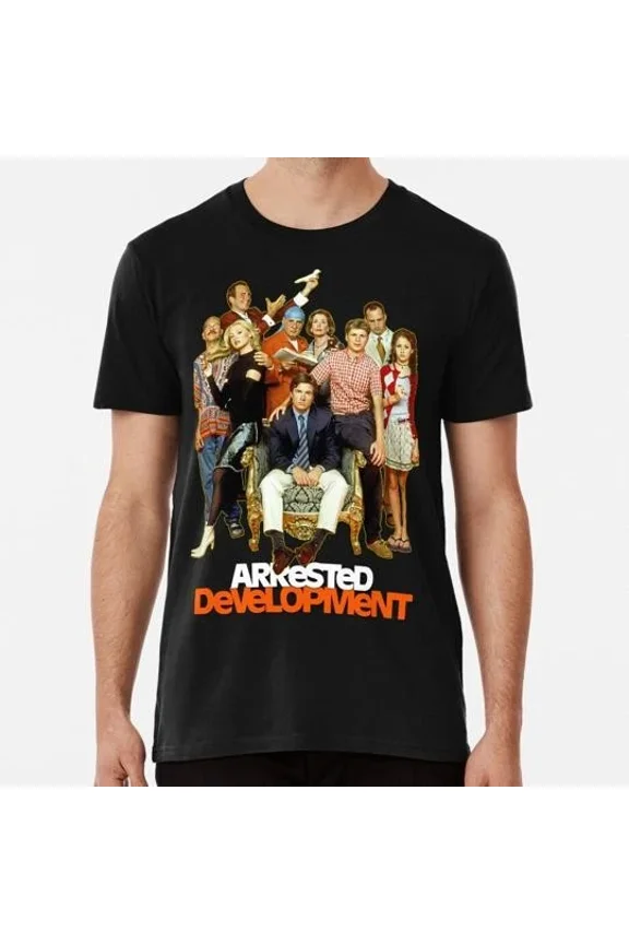 Arrested Development Full Throwback Cast Tribute S to 5XL Made in USA T-Shirt