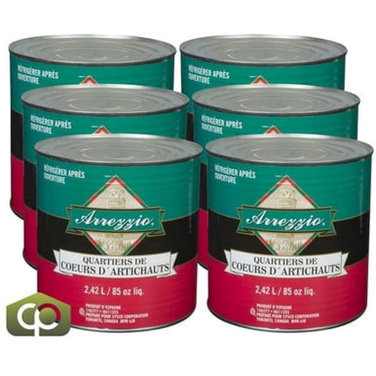 Arrezzio Classi Artichoke Heart Quarters Bulk 2.42 L/85 oz (6/Case