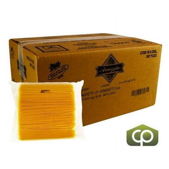 Arrezzio Classi Spaghetti Pasta, 10 in., 4.54 KG/9.9 LBS Bulk Size (2/Case)