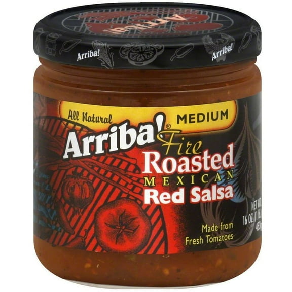 Arriba Medium Red Salsa, 16 Ounce -- 6 per Case.
